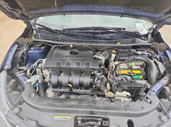 3N1AB7AP2JY320496 2018 NISSAN SENTRA Синий Вид подкапотного пространства