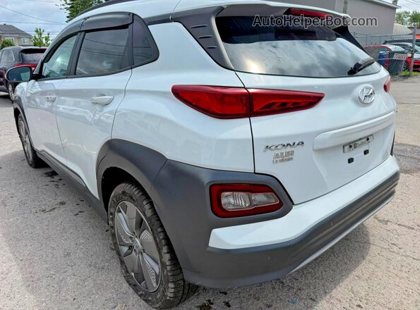 KM8K23AG9MU118607 2021 HYUNDAI KONA White Передня права чверть