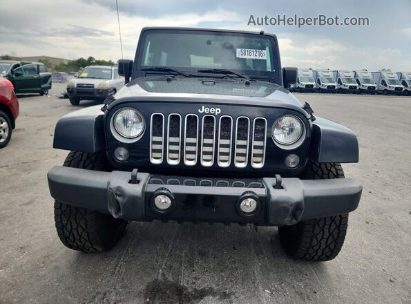 1C4BJWEG7GL162814 2016 JEEP WRANGLER Black Widok z tyłu
