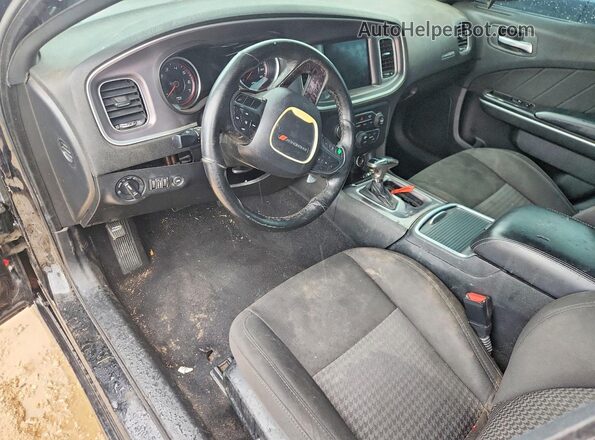 2C3CDXGJ3KH644667 2019 DODGE CHARGER Black ხელსაწყოთა პანელის ხედი