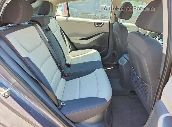KMHC75LC0KU132338 2019 HYUNDAI IONIQ Charcoal Vista interior trasera