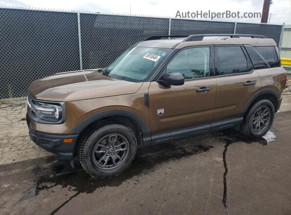3FMCR9B64NRE18928 2022 FORD BRONCO Brown უკანა მარცხენა