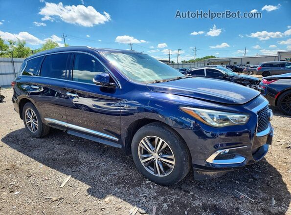 5N1DL0MM4HC520407 2017 INFINITI QX60 Blue 