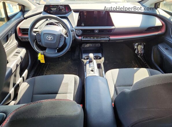 JTDACACU5S3047347 2025 TOYOTA PRIUS Black Սարքավորումների վահանակի տեսք