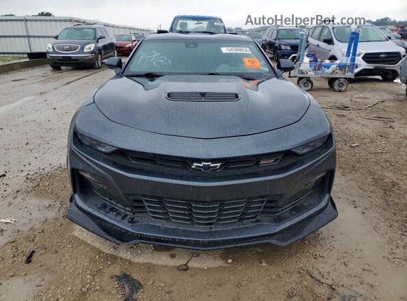 1G1FH1R7XM0109945 2021 CHEVROLET CAMARO Charcoal Vista trasera