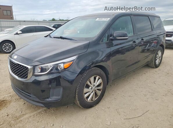 KNDMB5C11J6398637 2018 KIA SEDONA Black Задня ліва чверть