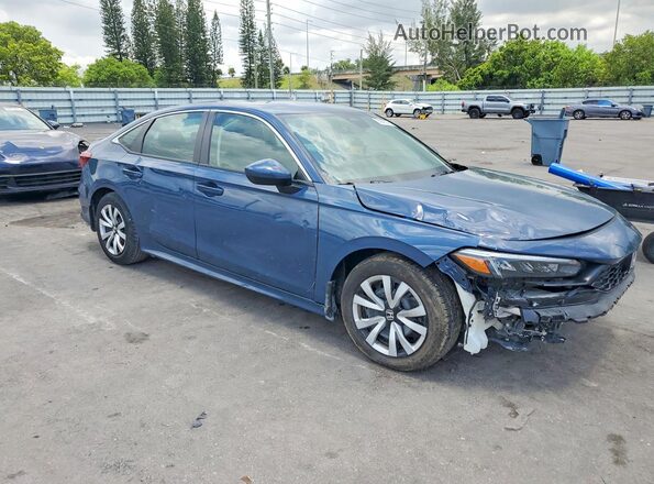 2HGFE2F26SH574120 2025 HONDA CIVIC Blue Вид спереду