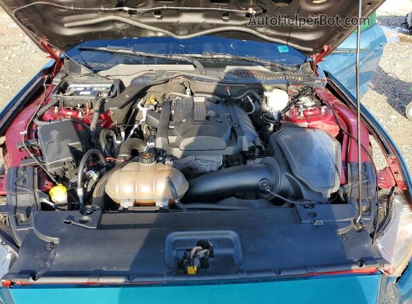 1FA6P8TH6G5275364 2016 FORD MUSTANG Teal Widok komory silnika