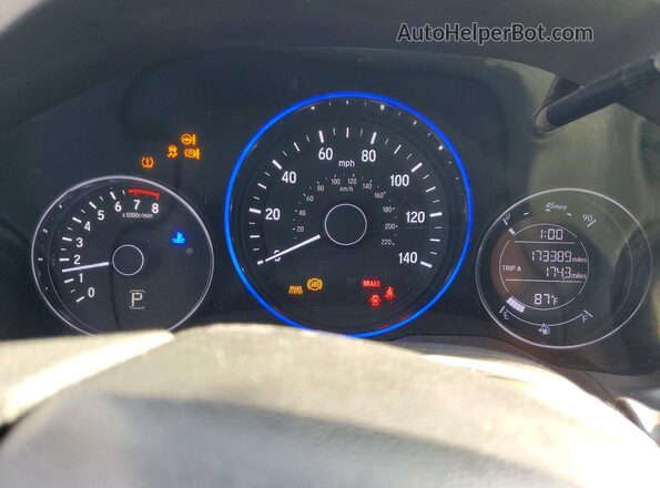 3CZRU5H36NM739685 2022 HONDA HR-V Белый Вид задних сидений