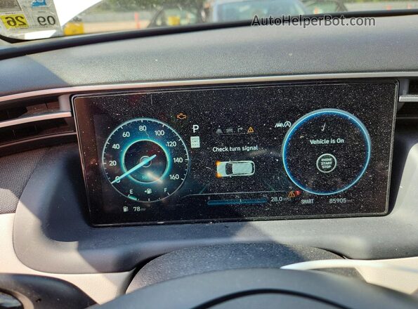 5NMJE3AE2NH024910 2022 HYUNDAI TUCSON Белый Вид задних сидений