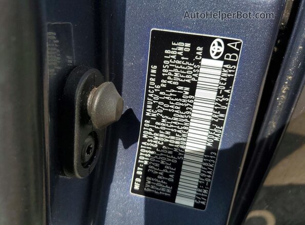 5YFBURHE8HP593769 2017 TOYOTA COROLLA Blue 