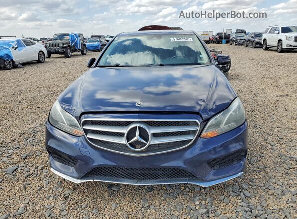 WDDHF5KB0GB191369 2016 MERCEDES-BENZ E Синий 