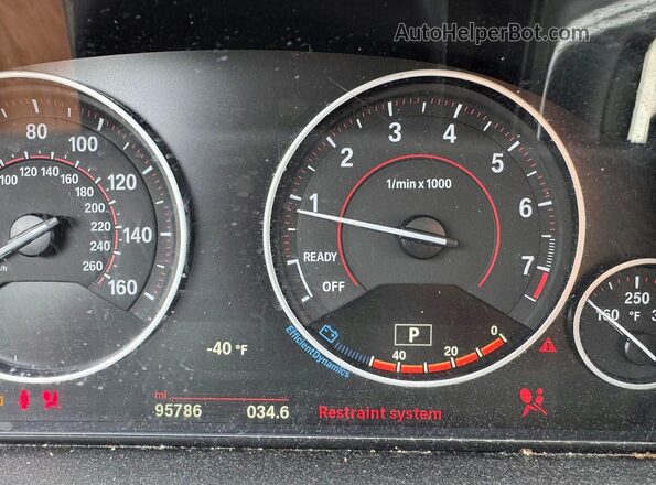 WBA8E3G5XGNT77727 2016 BMW OTHER Black Vista de la etiqueta del VIN