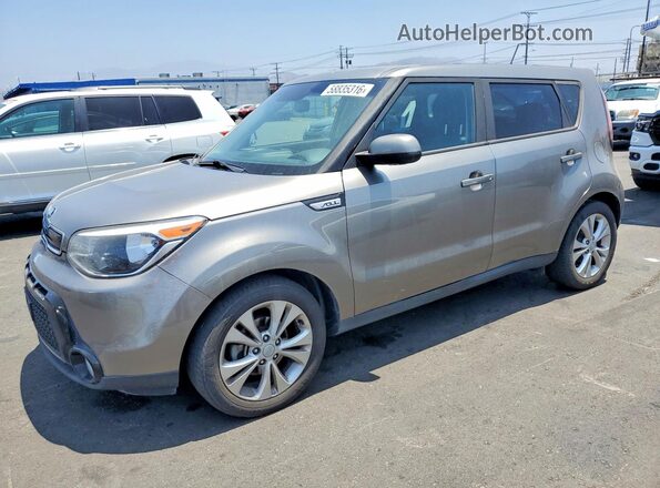 KNDJP3A58G7335990 2016 KIA SOUL Gray Rear left