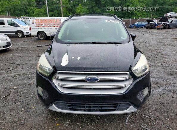 1FMCU9GD3JUB87299 2018 FORD ESCAPE Black უკანა ხედი