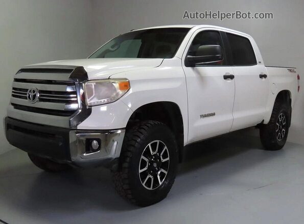 5TFEM5F19GX107282 2016 TOYOTA TUNDRA White Задня права чверть