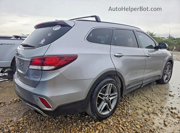 KM8SR4HF7HU167969 2017 HYUNDAI SANTA Gray Przód prawy
