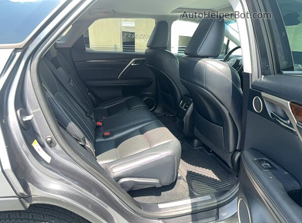 2T2ZZMCAXKC132082 2019 LEXUS RX Gray Вид салону спереду