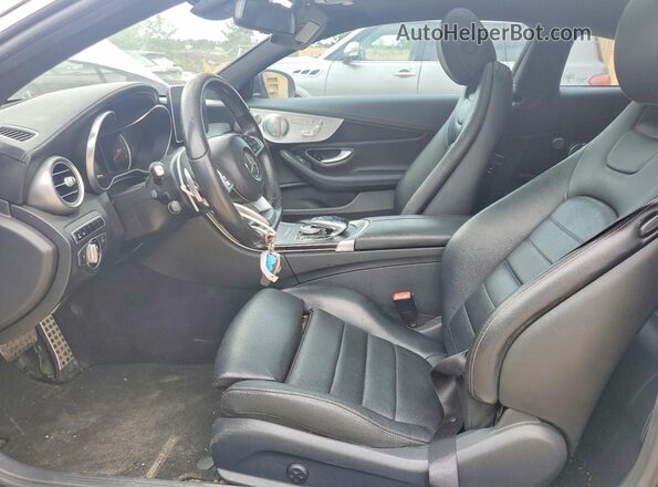 WDDWJ4JB2HF360545 2017 MERCEDES-BENZ C Black Widok deski rozdzielczej