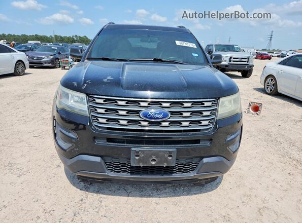 1FM5K7B85GGA51308 2016 FORD EXPLORER Black Հետևի տեսք