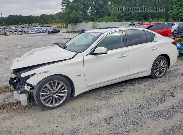 JN1EV7AP5JM364911 2018 INFINITI Q50 White Հետևի ձախ