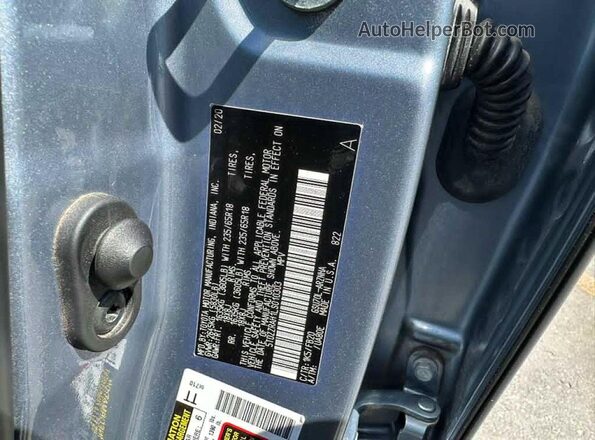 5TDZZRAH1LS010303 2020 TOYOTA HIGHLANDER Blue 