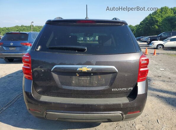 2GNALDEK4G6313459 2016 CHEVROLET EQUINOX Gray Вид салону спереду