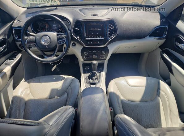 1C4PJMDN9KD216594 2019 JEEP CHEROKEE Silver ხელსაწყოთა პანელის ხედი
