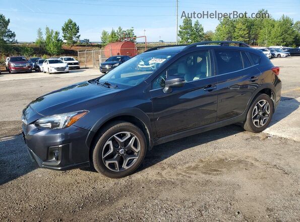 JF2GTAMC0J8299753 2018 SUBARU CROSSTREK Charcoal უკანა მარცხენა