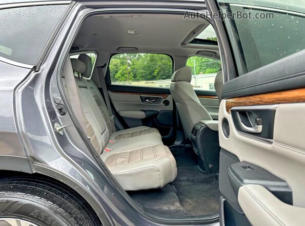 2HKRW2H88JH656043 2018 HONDA CRV Gray Вид ззаду