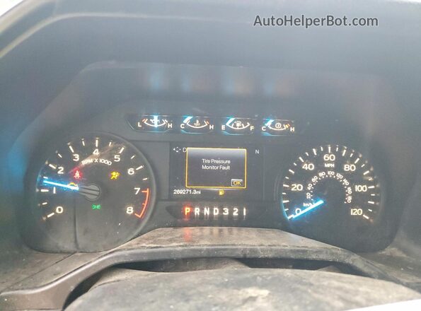 1FTEX1C85GFC00341 2016 FORD F150 White Հետևի նստատեղերի տեսք