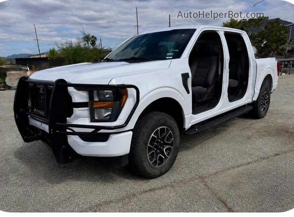 1FTFW1E5XPKE21354 2023 FORD F150 White Հետևի աջ