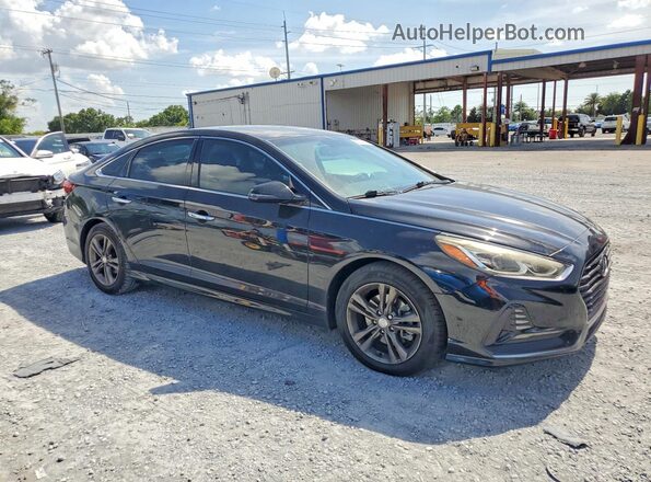 5NPE34AF8JH604682 2018 HYUNDAI SONATA Black 