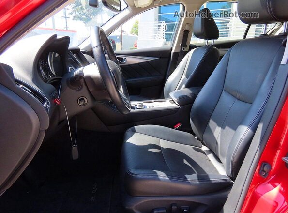 JN1EV7BP1PM512690 2023 INFINITI Q50 Red Հետևի նստատեղերի տեսք