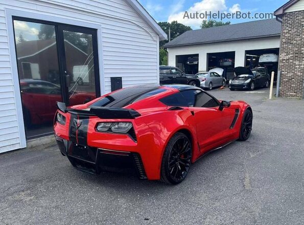 1G1YS2D66H5606157 2017 CHEVROLET CORVETTE Red წინა მარჯვენა