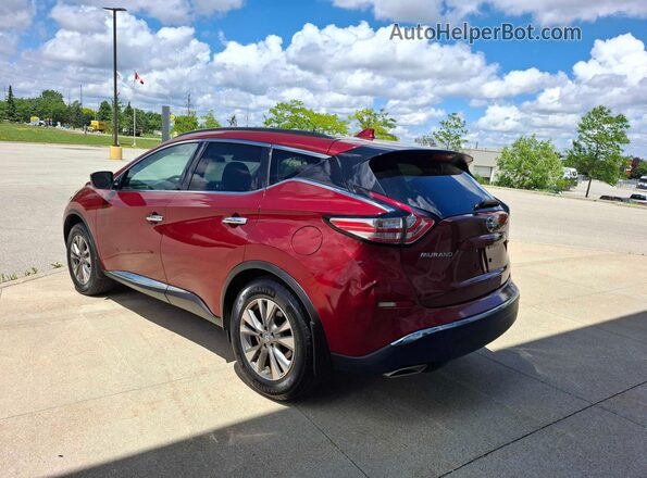 5N1AZ2MH7JN167140 2018 NISSAN MURANO Red Առջևի աջ