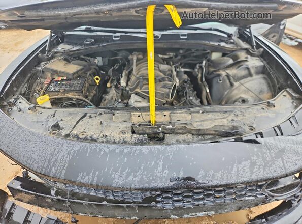 2C3CDXGJ3KH644667 2019 DODGE CHARGER Black ძრავის განყოფილების ხედი