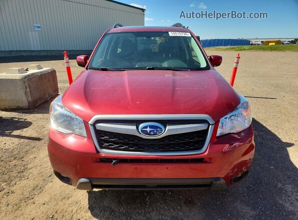 JF2SJCHC7GH446309 2016 SUBARU FORESTER Red Հետևի տեսք