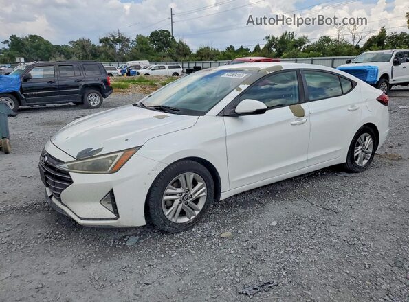 5NPD84LF2KH417109 2019 HYUNDAI ELANTRA White უკანა მარცხენა