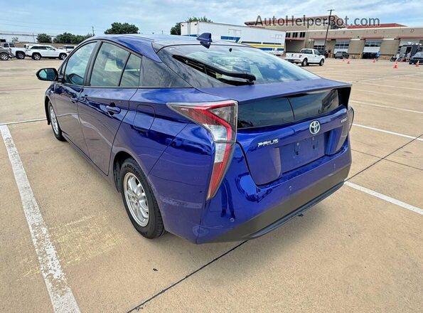 JTDKARFU1G3515263 2016 TOYOTA PRIUS Blue Przód prawy