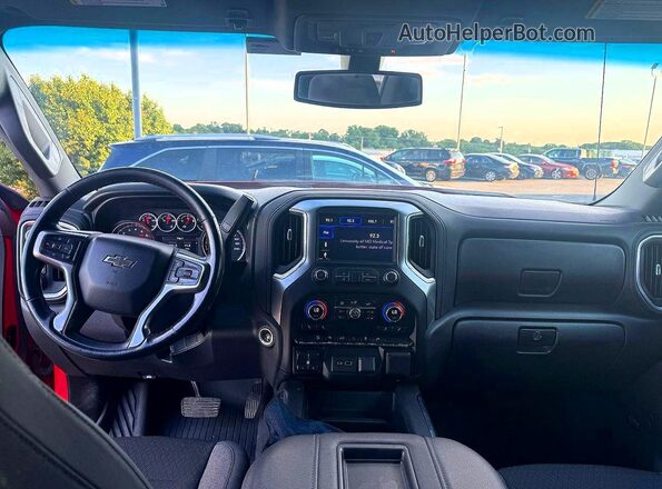 3GCPYFED3MG246645 2021 CHEVROLET SILVERADO Red 