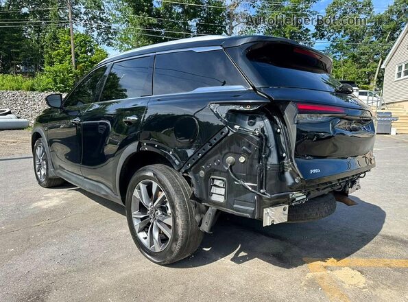 5N1DL1FS1RC340143 2024 INFINITI QX60 Черный Задняя правая четверть