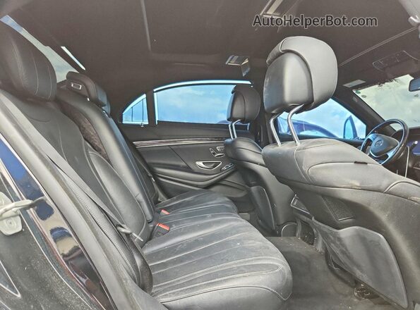 WDDUG8FB5HA312007 2017 MERCEDES-BENZ S-CLASS Black Вид задньої частини салону