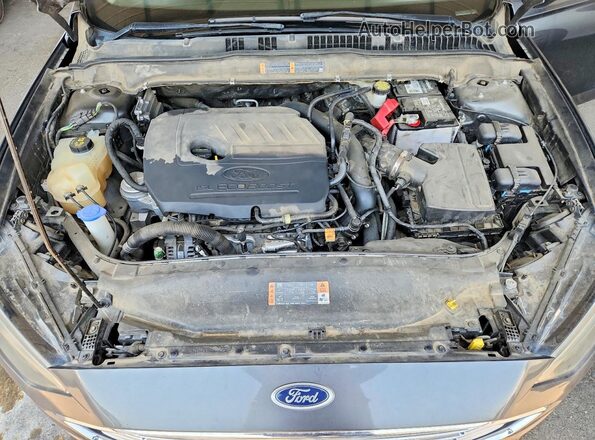 3FA6P0HD8JR137045 2018 FORD FUSION Gray ძრავის განყოფილების ხედი