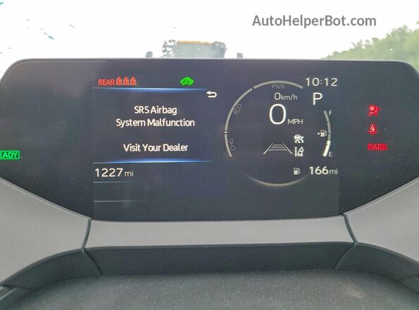 JTDACAAU4T3076715 2026 TOYOTA PRIUS White Vista de los asientos traseros