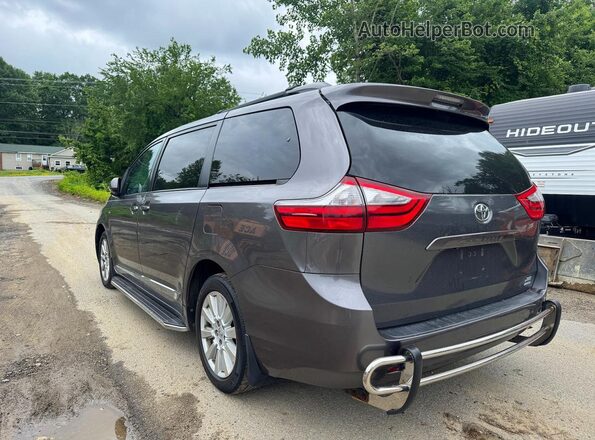 5TDDZ3DC2HS167093 2017 TOYOTA SIENNA Gray Delantero derecho