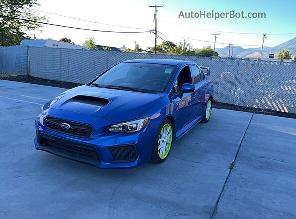 JF1VA1H62L9814612 2020 SUBARU WRX Blue Հետևի աջ