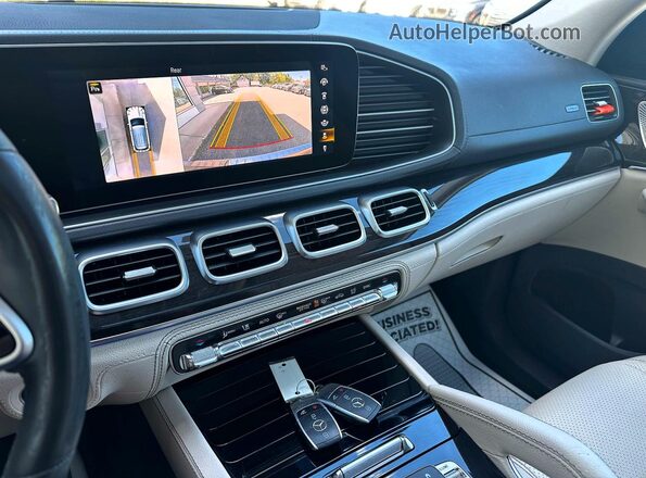 4JGFB4KBXLA084381 2020 MERCEDES-BENZ GLE Gold Widok naklejki z numerem VIN