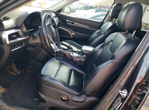 5XYP24HC5LG007216 2020 KIA TELLURIDE Gray 