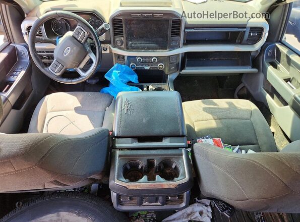 1FTEW1C52MFC71193 2021 FORD F150 Gray Vista del cuadro de instrumentos